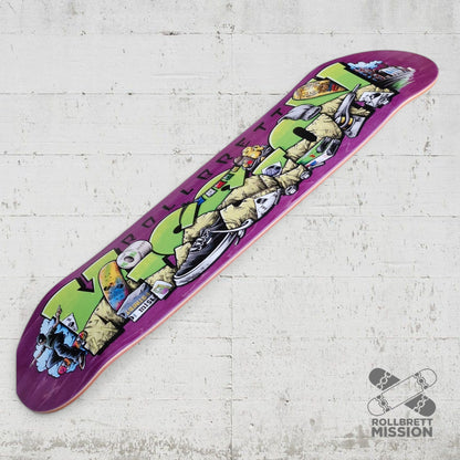 Rollbrett Mission Shop Spirit PURPLE Medium Concave 8.25 Deck