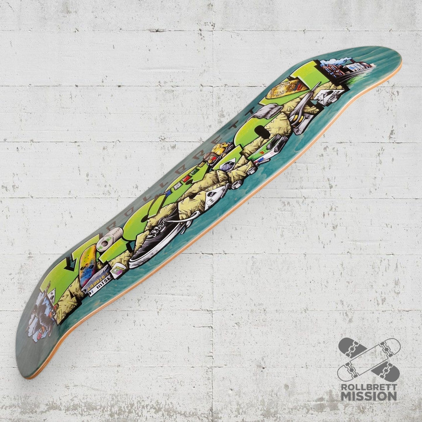 Rollbrett Mission Shop Spirit 9.31 Oldschool Deck