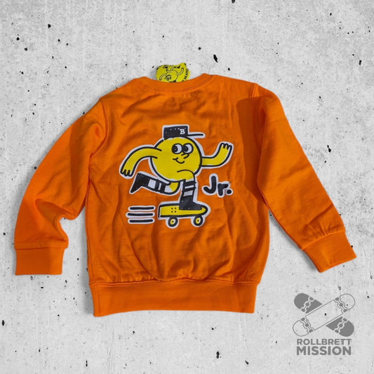 Blast Skates Jr. Kids Crew Neck Sweatshirt orange - Shirts & Tops - Rollbrett Mission