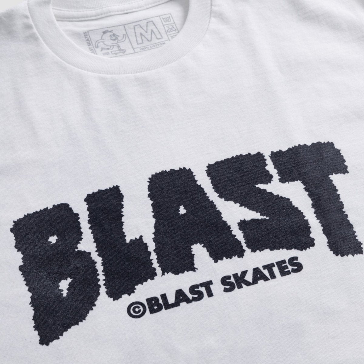 Blast Skates T-Shirt Team Blast white - Rollbrett Mission