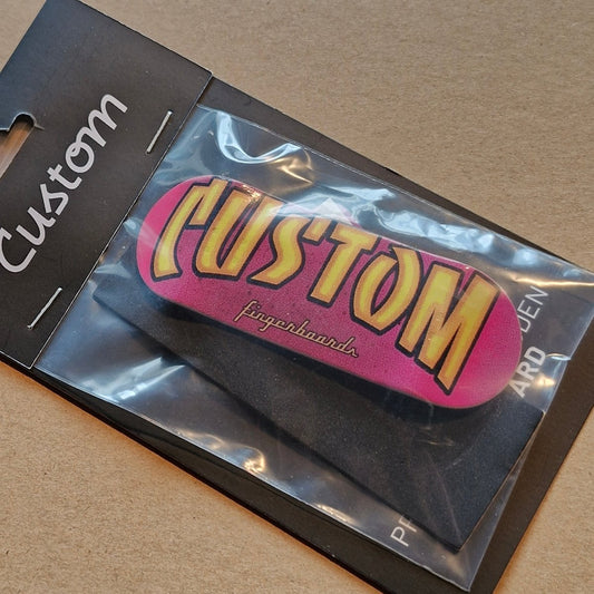 Custom Fingerboard Deck Brand Words 34mm - Fingerboard - Rollbrett Mission