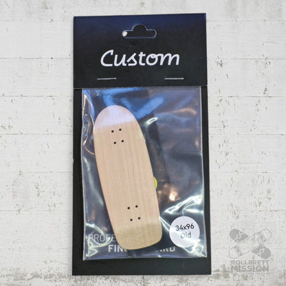 Custom Fingerboard Deck Old School natural - Fingerboard - Rollbrett Mission