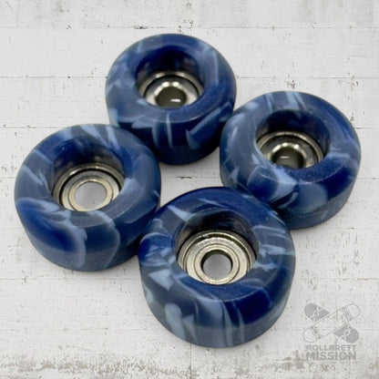 Custom Fingerboard Wheels Swirl color - Fingerboard - Rollbrett Mission