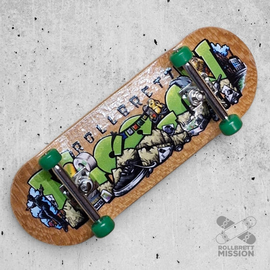 Custom x Rollbrett Mission Fingerboard Pro Complete Shop Spirit 34mm - Fingerboard - Rollbrett Mission