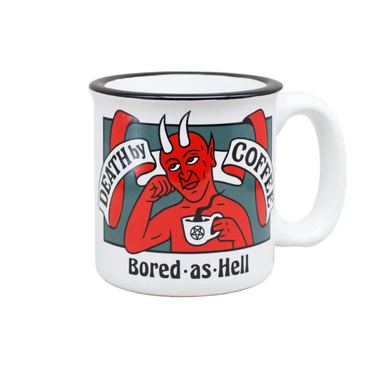 DEATH BY COFFEE Tasse Bored As Hell - Taschen & Gepäck - Rollbrett Mission