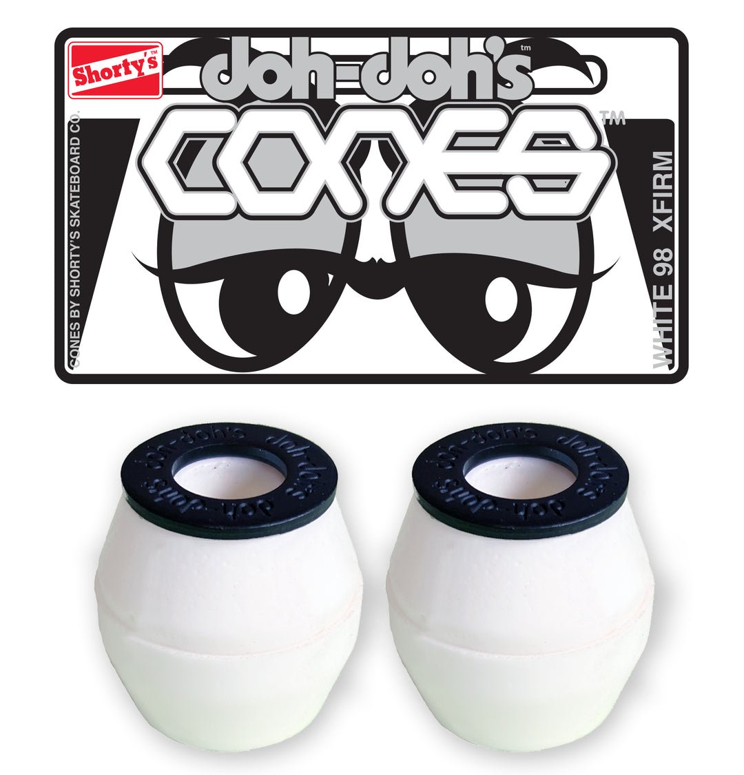 Doh - Doh CONES Bushings 98A Xfirm white - Skateboard - Kleinteile - Rollbrett Mission