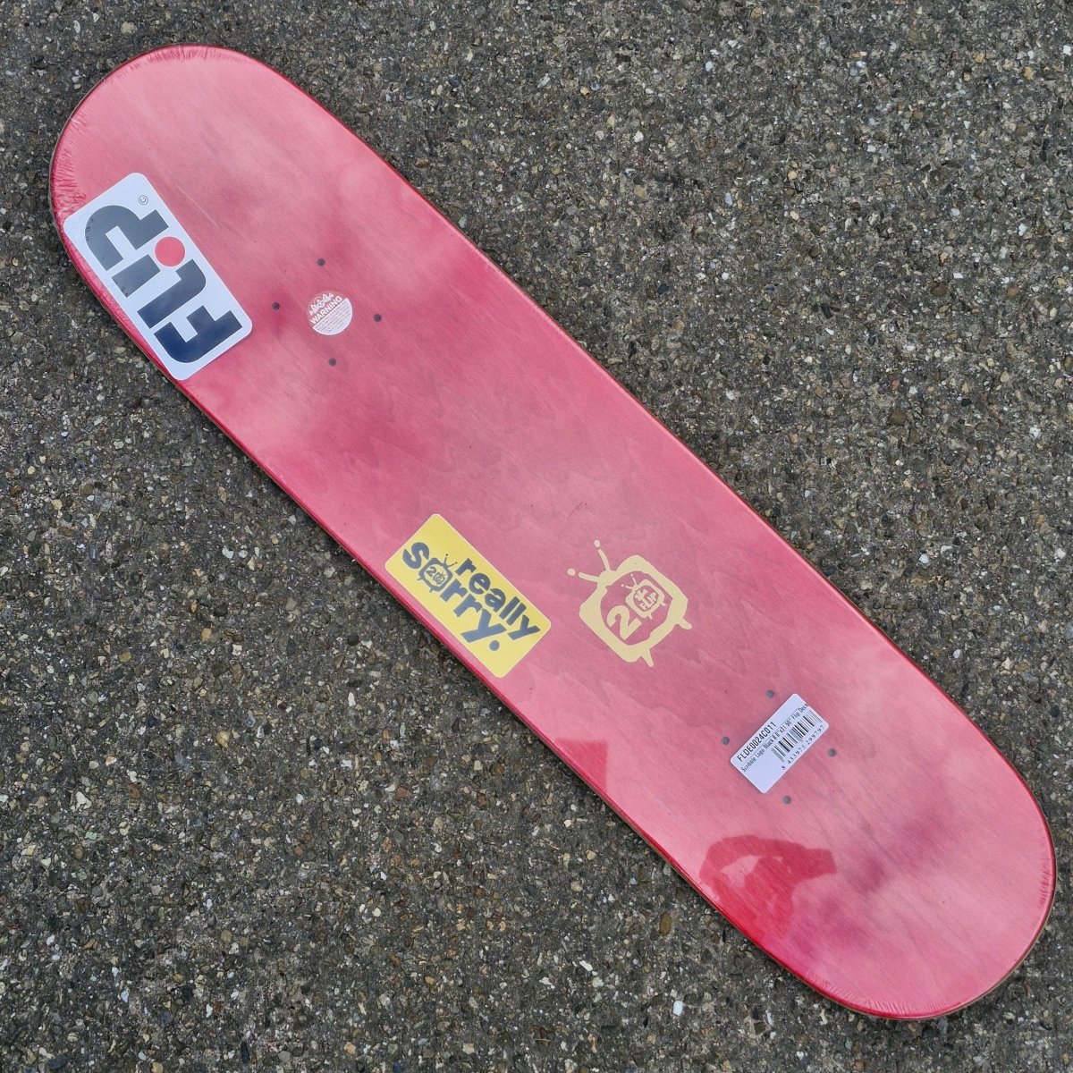 Flip Really Sorry 20th Anniversary Scribble Logo 8.0 Deck - Skateboard - Decks - Rollbrett Mission