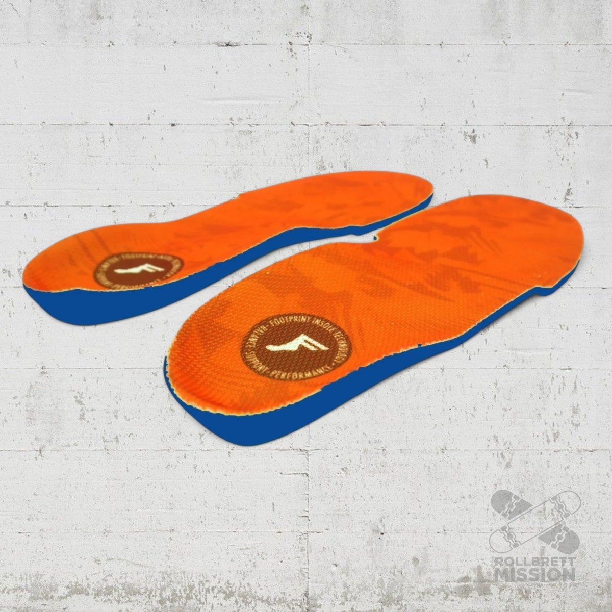 Footprint FP Insoles Orthotics Fluid X camo orange - Skateboard - Kleinteile - Rollbrett Mission