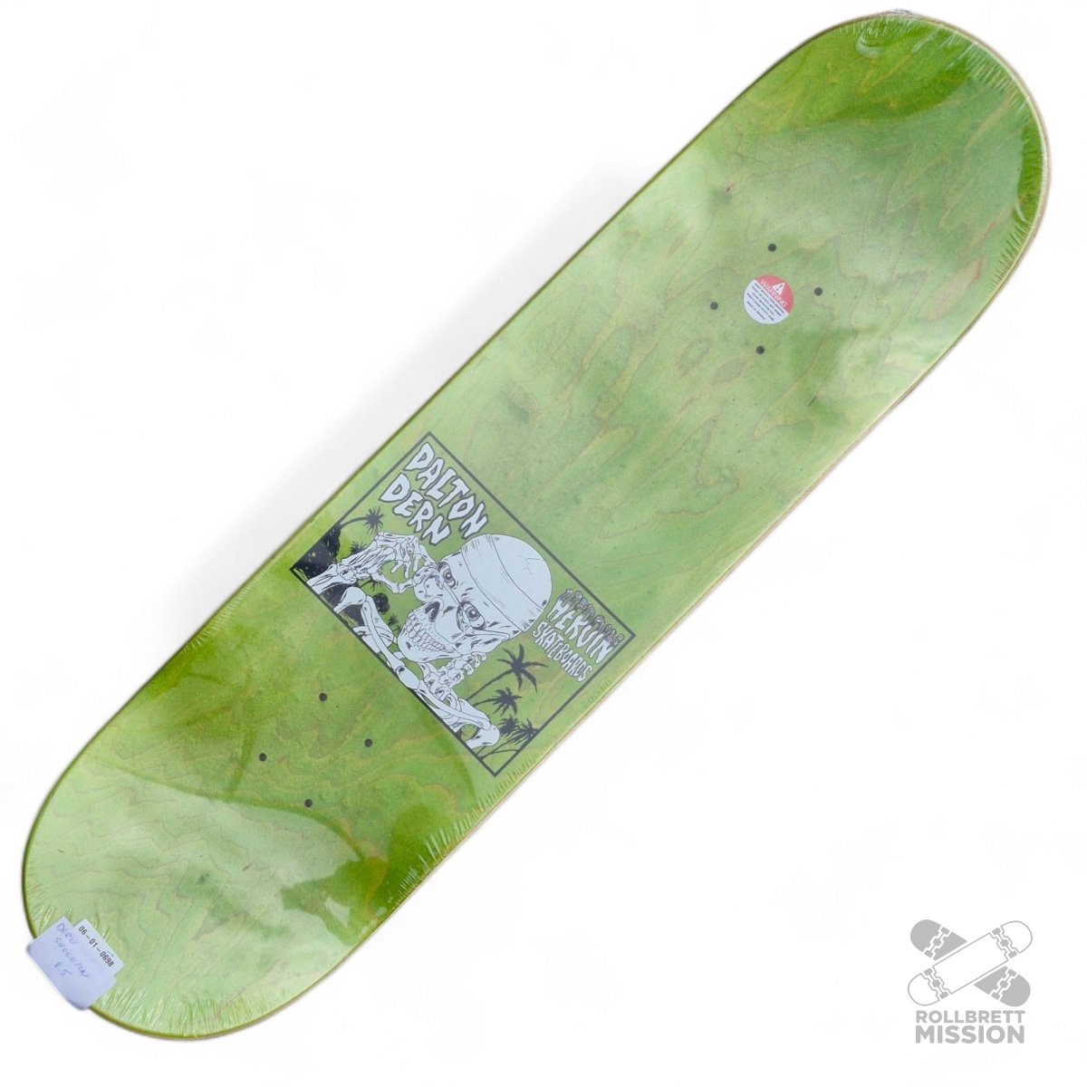 Heroin Skateboards Dalton Dern Skeleton 8.5 Deck - Skateboard - Decks - Rollbrett Mission