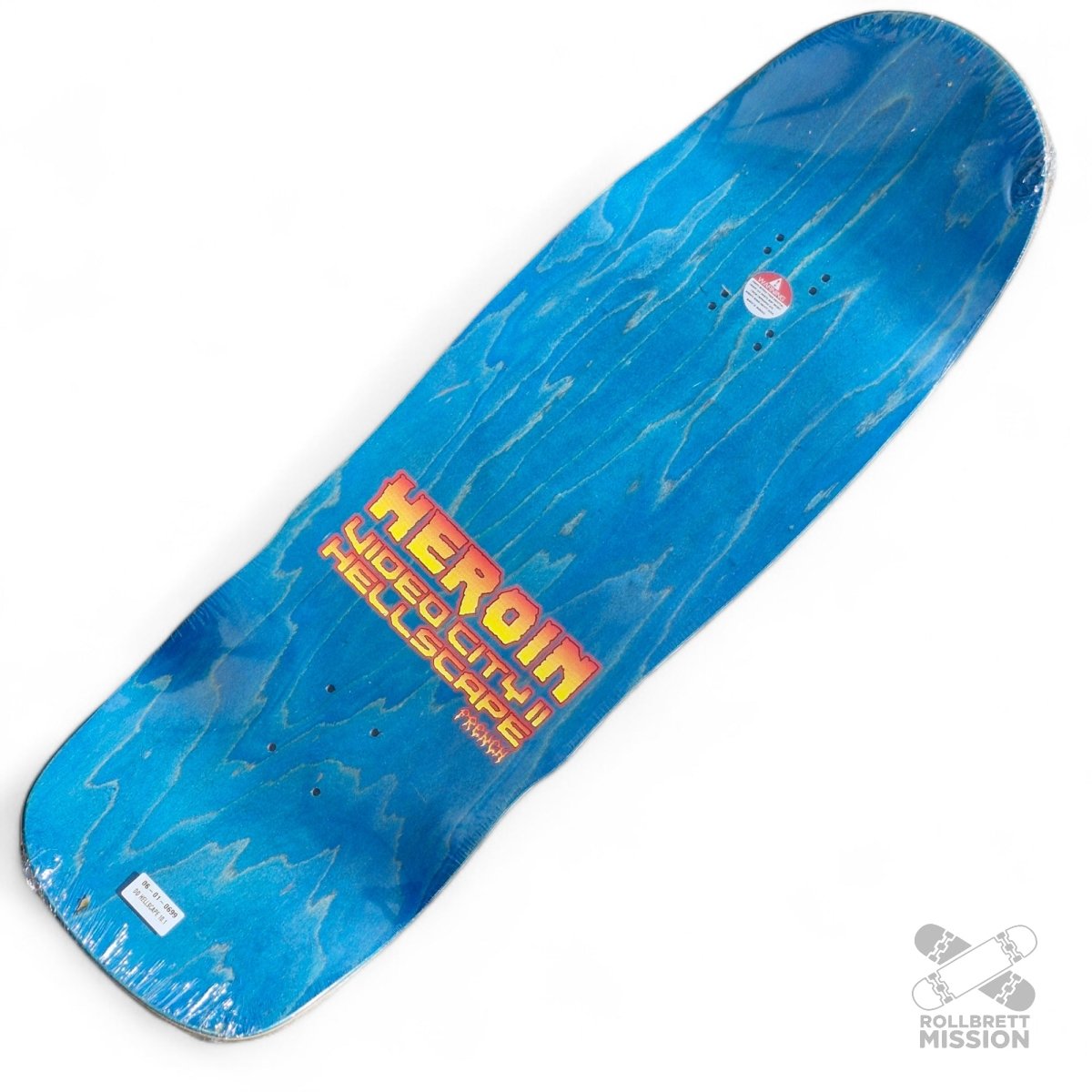 Heroin Skateboards Dead Dave Holo Hellscape 10.1 Deck - Skateboard - Decks - Rollbrett Mission