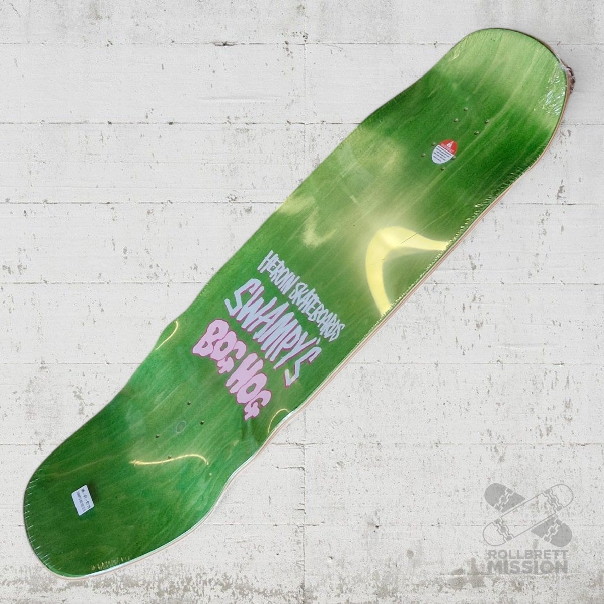 Heroin Skateboards Swampy's Bog Hog 10.75 Deck - Skateboard - Decks - Rollbrett Mission