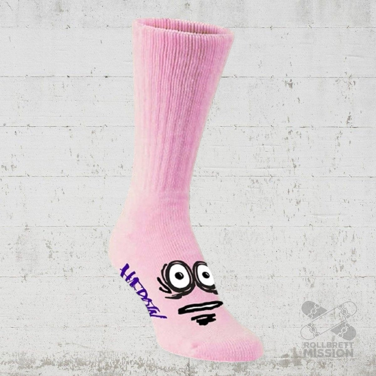 Heroin Socks Big Egg pink - Socken - Rollbrett Mission