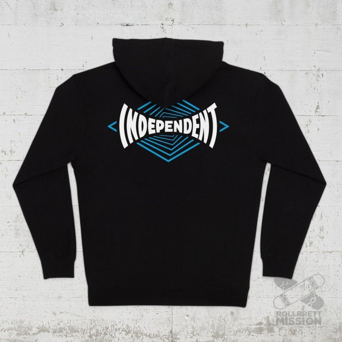 Independent Hooded Zipper Vertigo Span black - Shirts & Tops - Rollbrett Mission