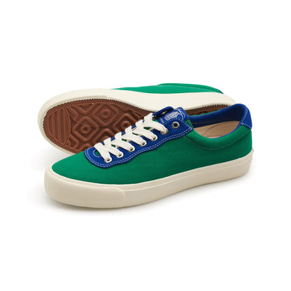 Last Resort AB VM001 Lo Canvas Julian Smith kelly green klein blue Skateshoe - Skateboard - Schuhe - Rollbrett Mission