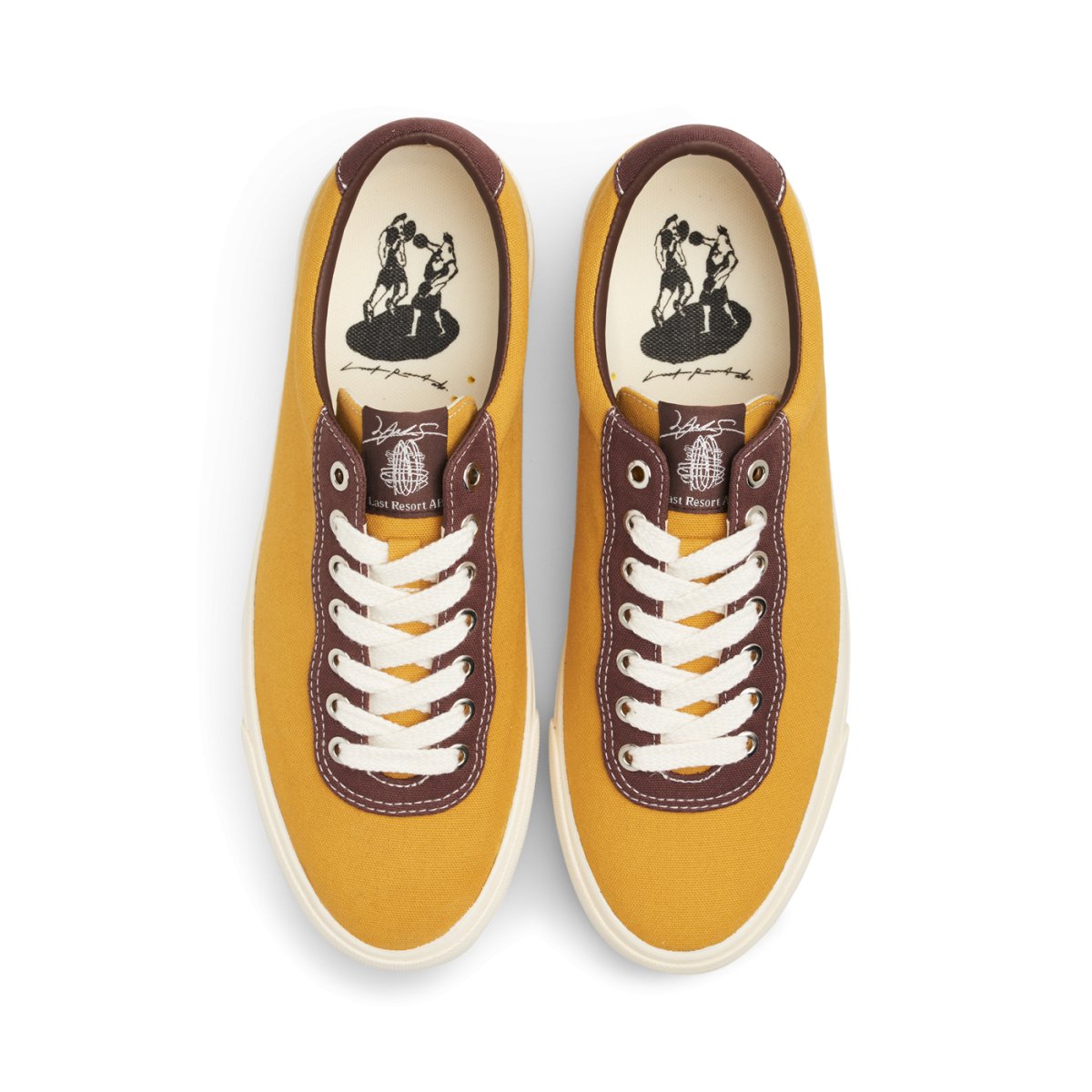 Last Resort AB VM001 Lo Canvas Julian Smith yellow brown Skateshoe - Skateboard - Schuhe - Rollbrett Mission