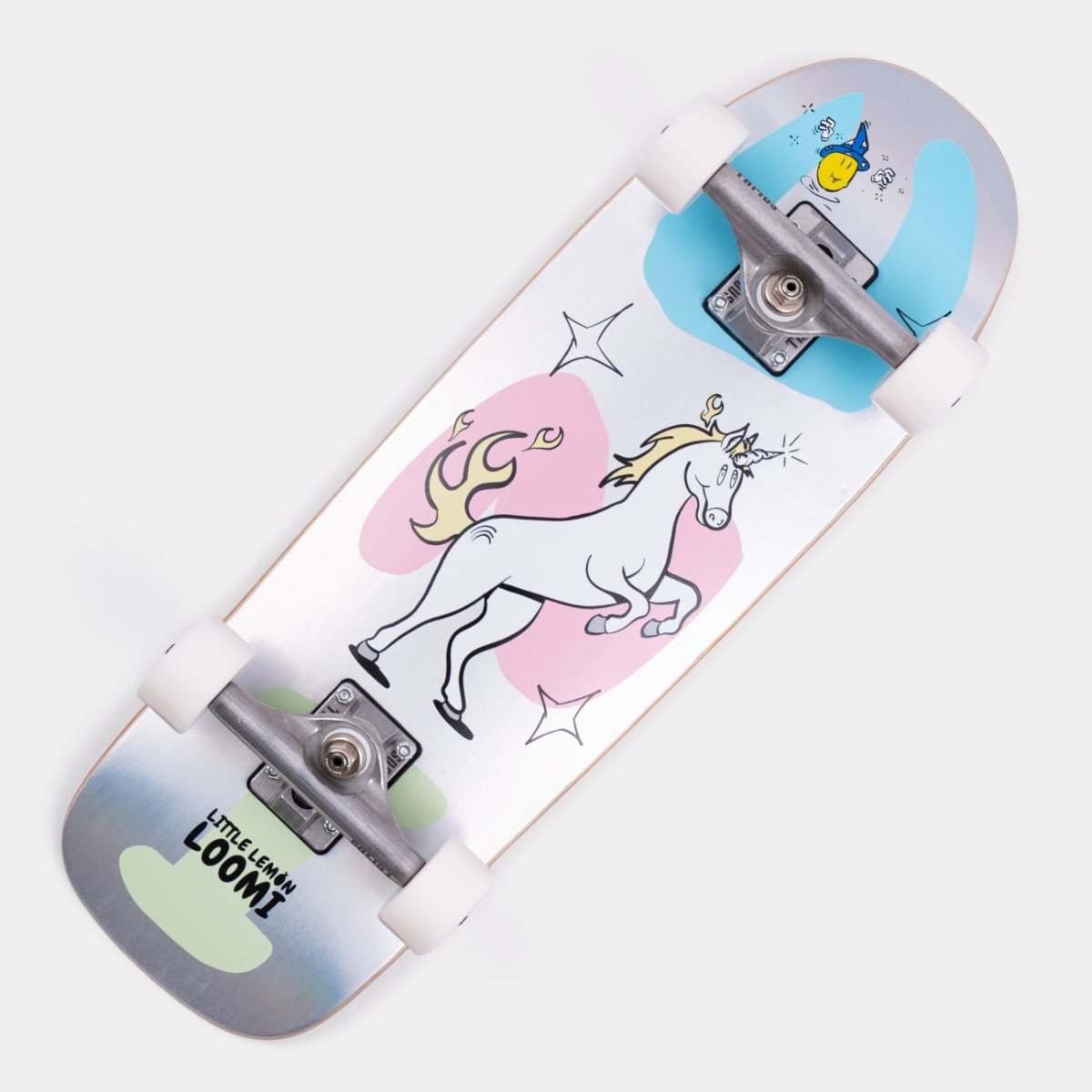 Little Lemons Loomi Kids Complete Cruiser Skateboard UNICORN DELUXE - Skateboards - Rollbrett Mission