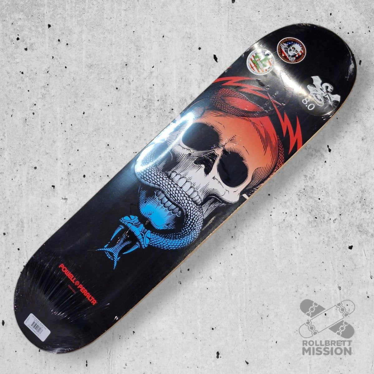 Powell - Peralta McGill Blue Fade Popsicle 8.0 Deck - Skateboard - Decks - Rollbrett Mission