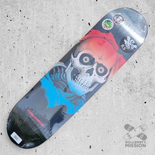 Powell - Peralta Ripper Blue Fade Popsicle 8.5 Deck - Skateboard - Decks - Rollbrett Mission