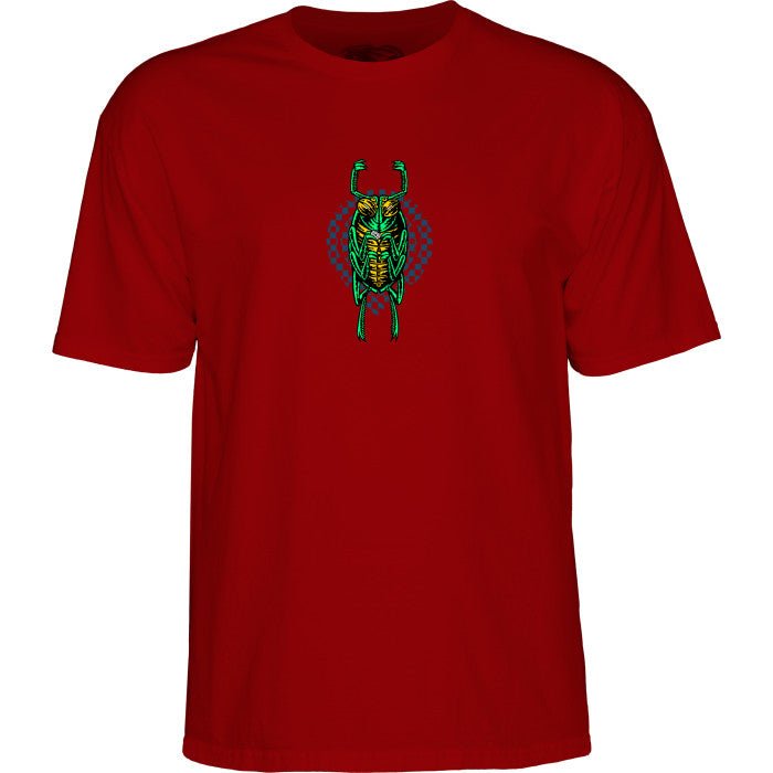 Powell Peralta T-Shirt Vallely Bug garnet red - Rollbrett Mission