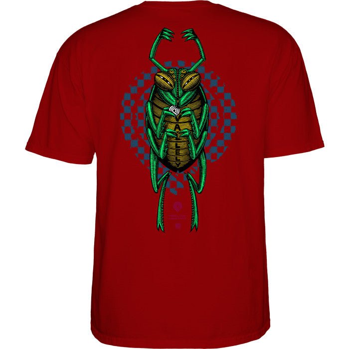 Powell Peralta T-Shirt Vallely Bug garnet red - Rollbrett Mission