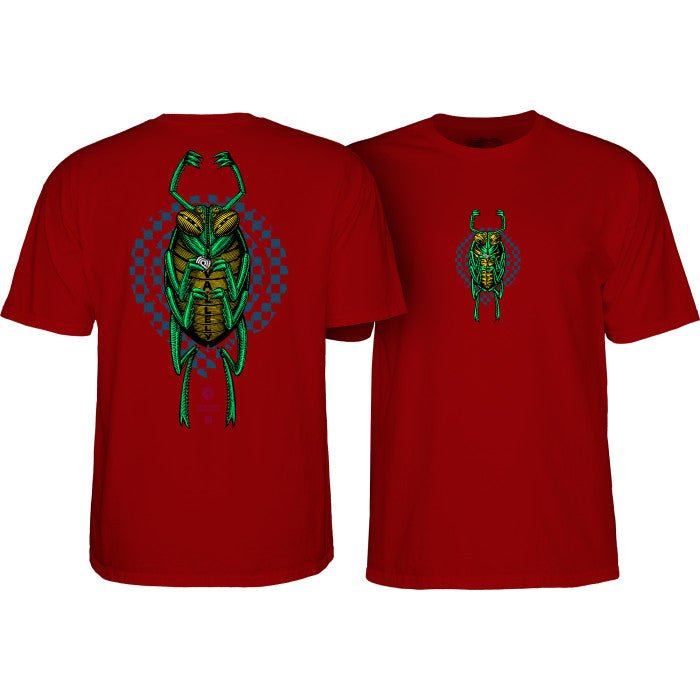 Powell Peralta T-Shirt Vallely Bug garnet red - Rollbrett Mission