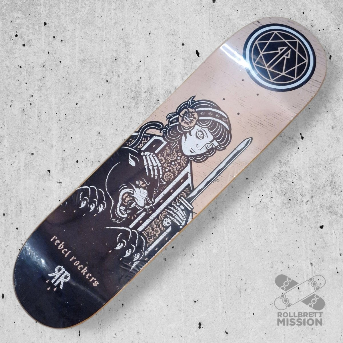 Rebel Rockers Panther Girl 8.375 Deck - Skateboard - Decks - Rollbrett Mission