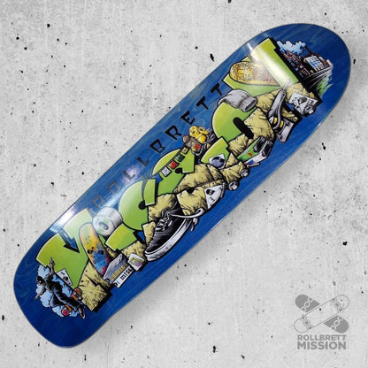 Rollbrett Mission Shop Spirit 9.0 Oldschool Deck - Skateboard - Decks - Rollbrett Mission