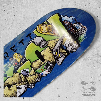 Rollbrett Mission Shop Spirit 9.0 Oldschool Deck - Skateboard - Decks - Rollbrett Mission