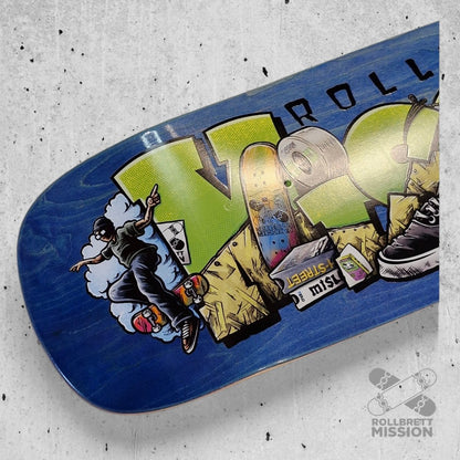 Rollbrett Mission Shop Spirit 9.0 Oldschool Deck - Skateboard - Decks - Rollbrett Mission