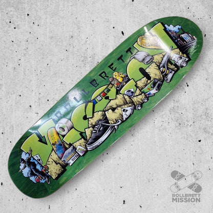 Rollbrett Mission Shop Spirit 9.25 Oldschool Deck - Skateboard - Decks - Rollbrett Mission