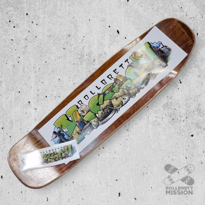 Rollbrett Mission Shop Spirit 9.25 Square Oldschool Deck - Skateboard - Decks - Rollbrett Mission