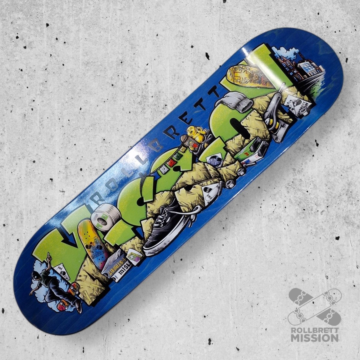 Rollbrett Mission Shop Spirit Deep Concave Deck - Skateboard - Decks - Rollbrett Mission