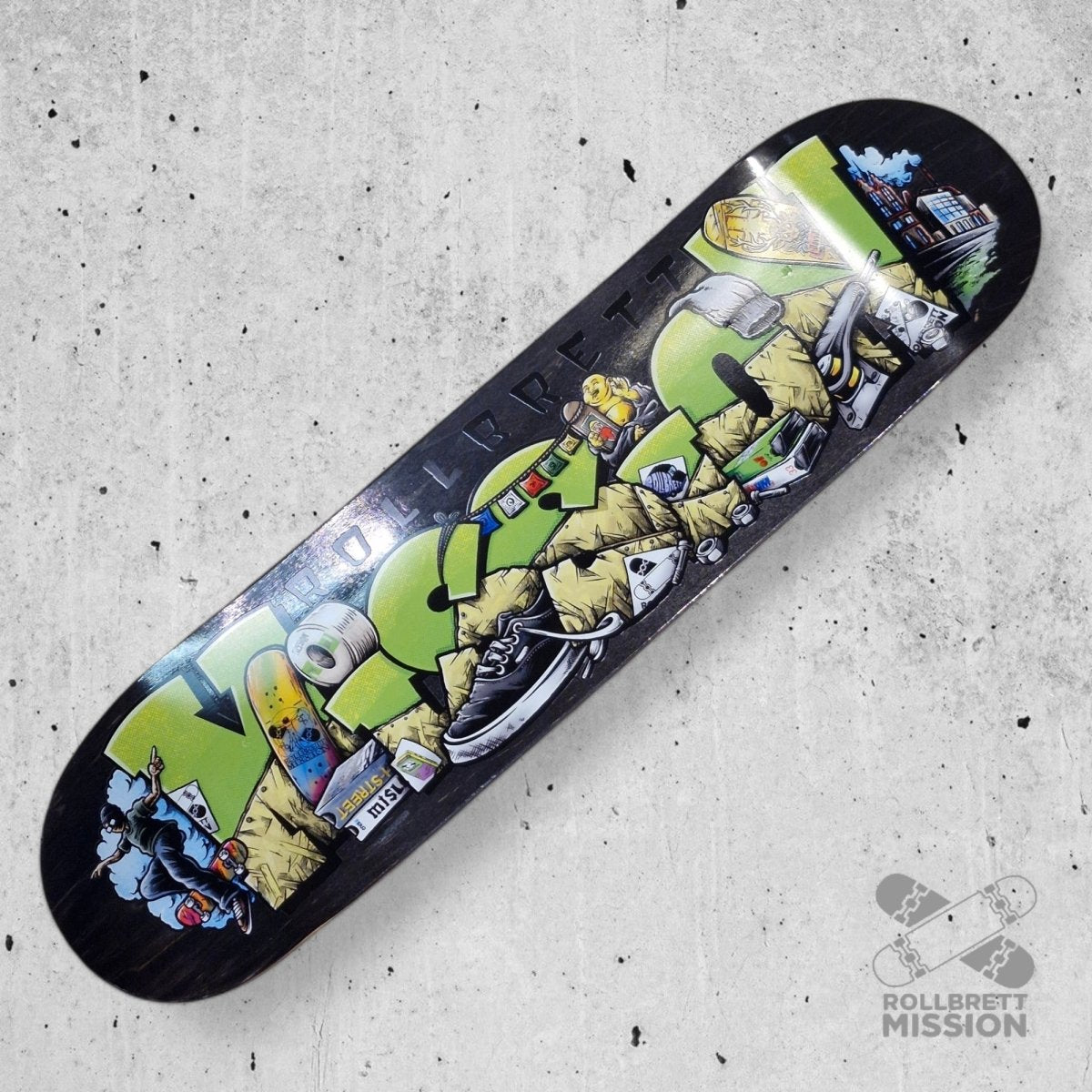 Rollbrett Mission Shop Spirit Deep Concave Deck - Skateboard - Decks - Rollbrett Mission