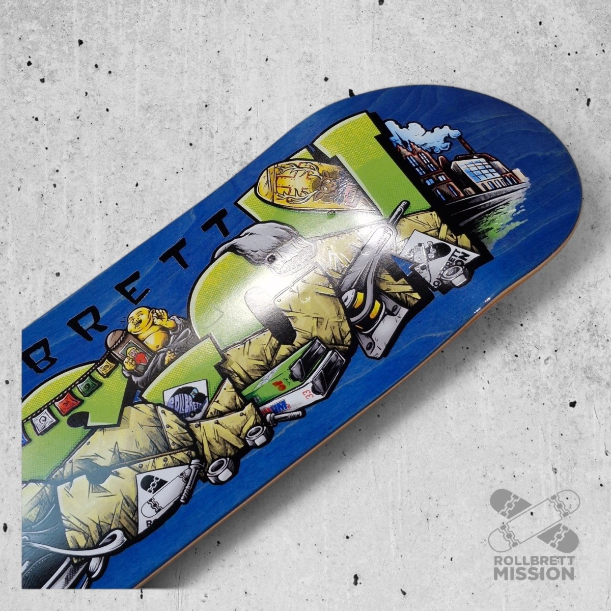 Rollbrett Mission Shop Spirit Medium Concave Deck - Skateboard - Decks - Rollbrett Mission