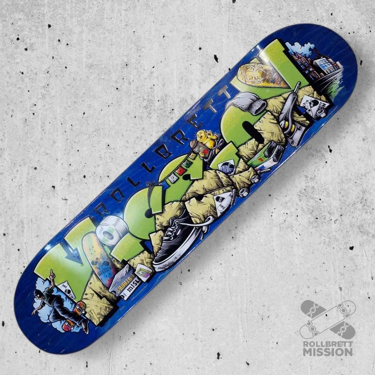 Rollbrett Mission Shop Spirit Medium Concave Deck - Skateboard - Decks - Rollbrett Mission