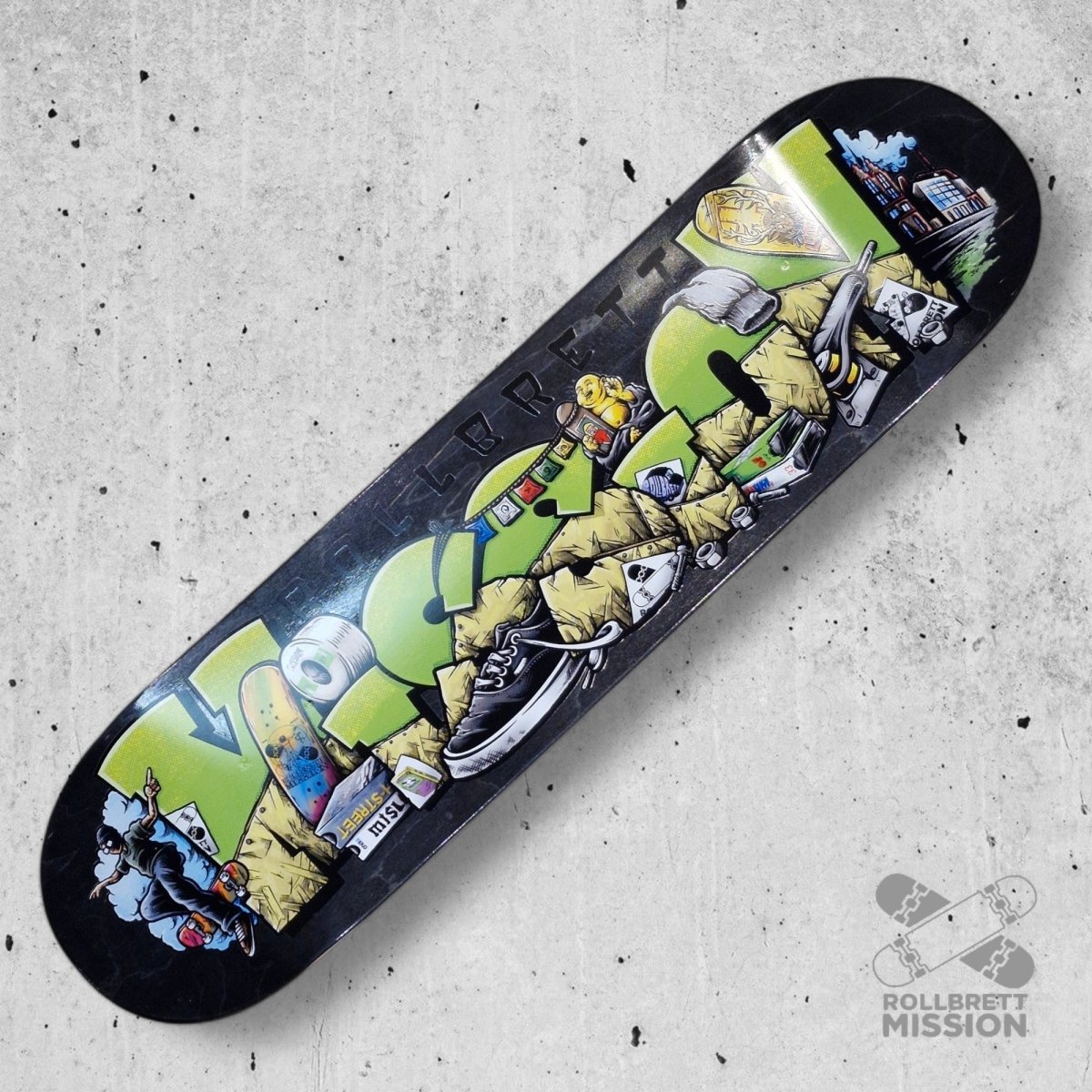 Rollbrett Mission Shop Spirit Medium Concave Deck - Skateboard - Decks - Rollbrett Mission