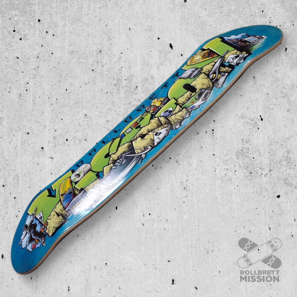 Rollbrett Mission Shop Spirit Symmetrical Twintail Deck - Skateboard - Decks - Rollbrett Mission