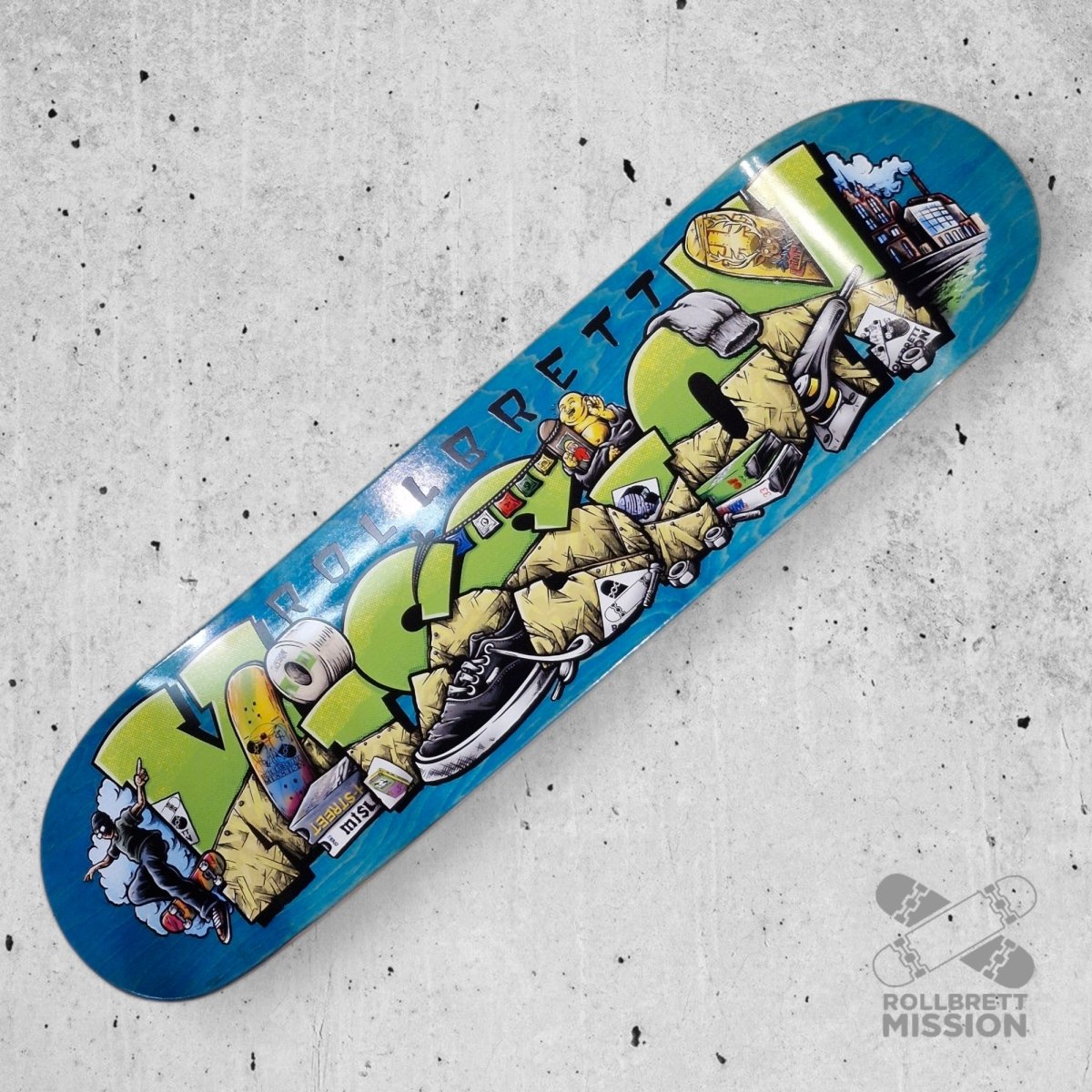 Rollbrett Mission Shop Spirit Symmetrical Twintail Deck - Skateboard - Decks - Rollbrett Mission