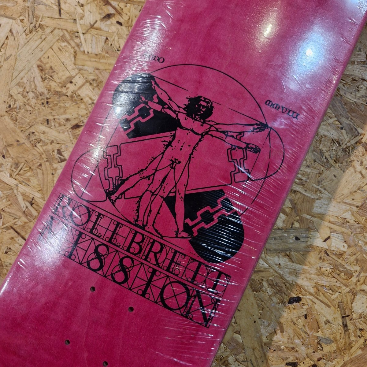 Rollbrett Mission Vitruvian 8.75 Logo Deck - Skateboard - Decks - Rollbrett Mission