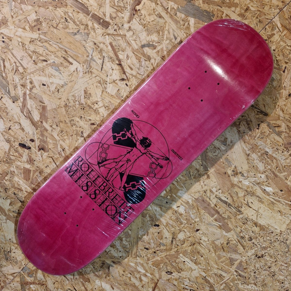 Rollbrett Mission Vitruvian 8.75 Logo Deck - Skateboard - Decks - Rollbrett Mission