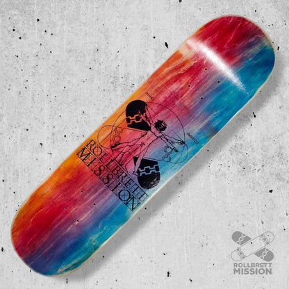 Rollbrett Mission Vitruvian Acid 8.25 Short Twintail Deck V3 - Skateboard - Decks - Rollbrett Mission