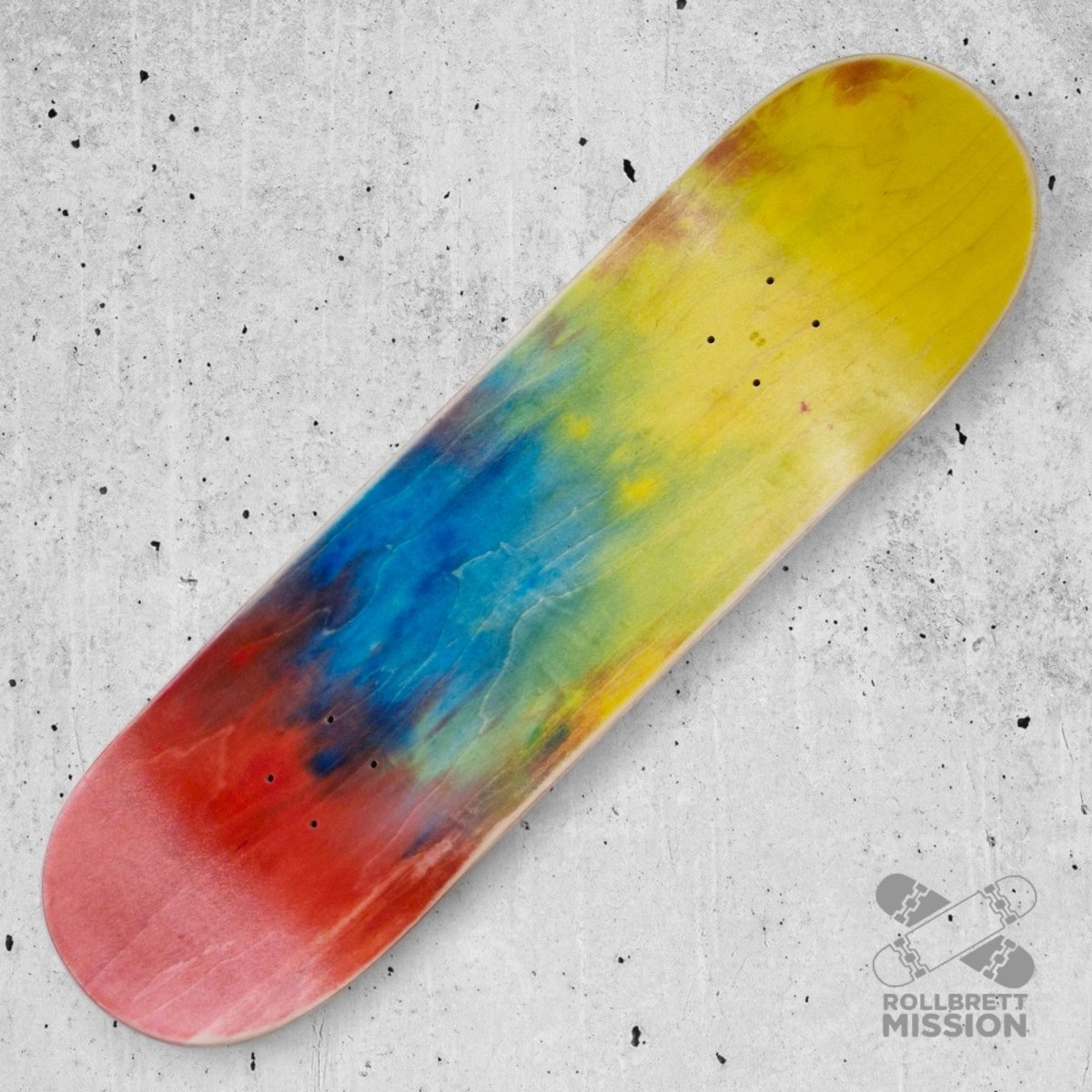 Rollbrett Mission Vitruvian Acid 9.0 Short Twintail Deck V1 - Skateboard - Decks - Rollbrett Mission