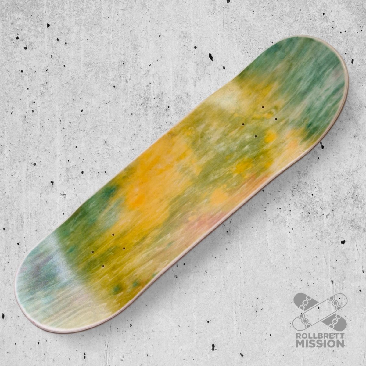 Rollbrett Mission Vitruvian Acid 9.8 Short Twintail Deck V3 - Skateboard - Decks - Rollbrett Mission