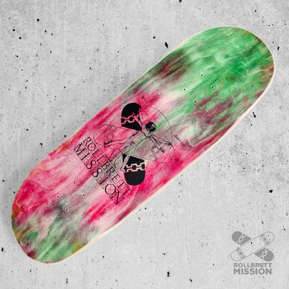 Rollbrett Mission Vitruvian Breiter Bube 10.5 Deck Acid V7 - Skateboard - Decks - Rollbrett Mission