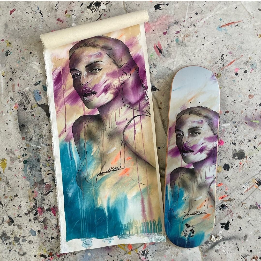 Rollbrett Mission x Fiala Art Deck - Skateboard - Decks - Rollbrett Mission