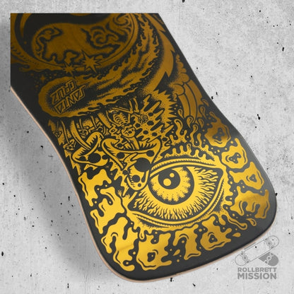 Santa Cruz Erick Winkowski Dope Planet black - gold 10.34" Deck - Skateboard - Decks - Rollbrett Mission