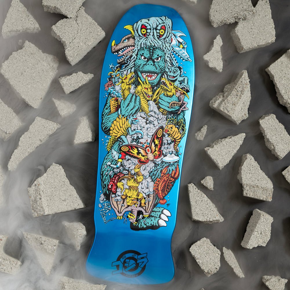 Santa Cruz Godzilla Kaiju Roskopp 10.125 Deck - Skateboard - Decks - Rollbrett Mission