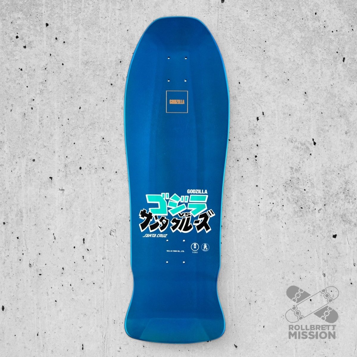 Santa Cruz Godzilla Kaiju Roskopp 10.125 Deck - Skateboard - Decks - Rollbrett Mission