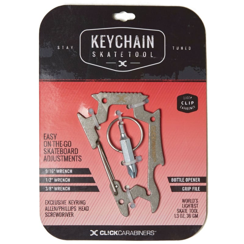 Sk8ology Click Carabiner Skate Tool Werkzeug - Rollbrett Mission