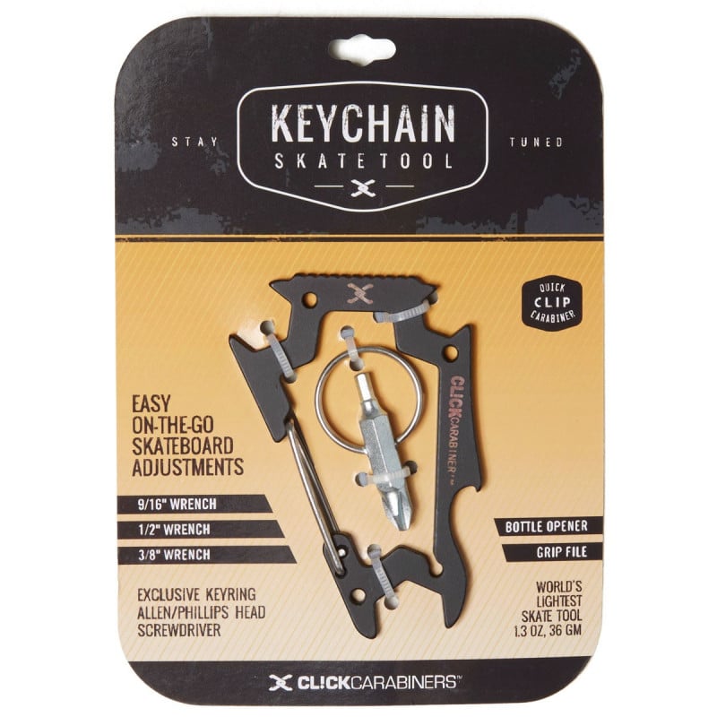 Sk8ology Click Carabiner Skate Tool Werkzeug - Rollbrett Mission